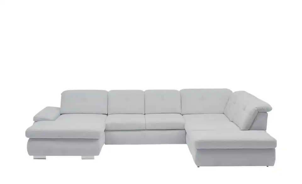 Lounge Collection Wohnlandschaft Flachgewebe Affair BHT 371|100|260 cm, Mikrofaser