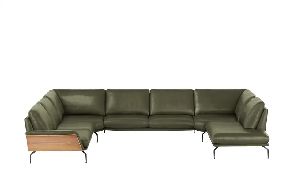 Nils Olsen Leder-Wohnlandschaft Alva BHT 404|87|309 cm, Leder