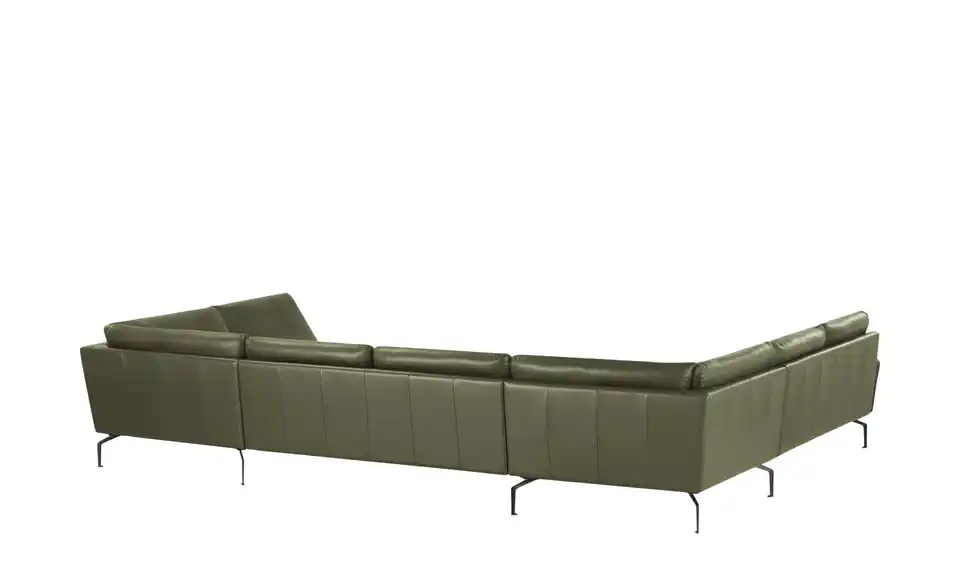 Nils Olsen Leder-Wohnlandschaft Alva BHT 404|87|309 cm, Leder