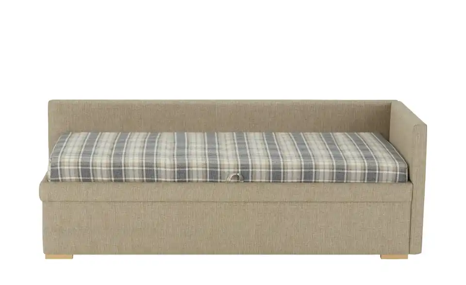 Einzelliege Camilla BHT 217|85|104 cm, Flachgewebe