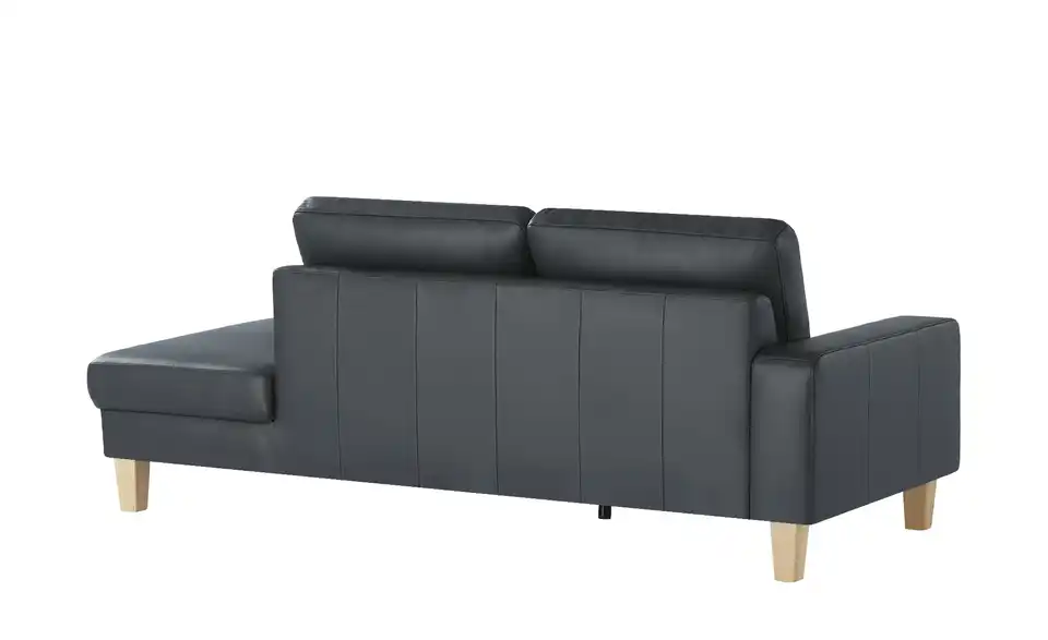 Recamiere aus Leder Bena BHT 213|86|97 cm, Leder