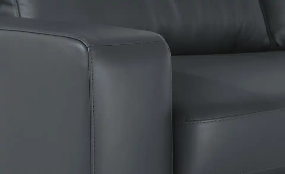 Recamiere aus Leder Bena BHT 213|86|97 cm, Leder