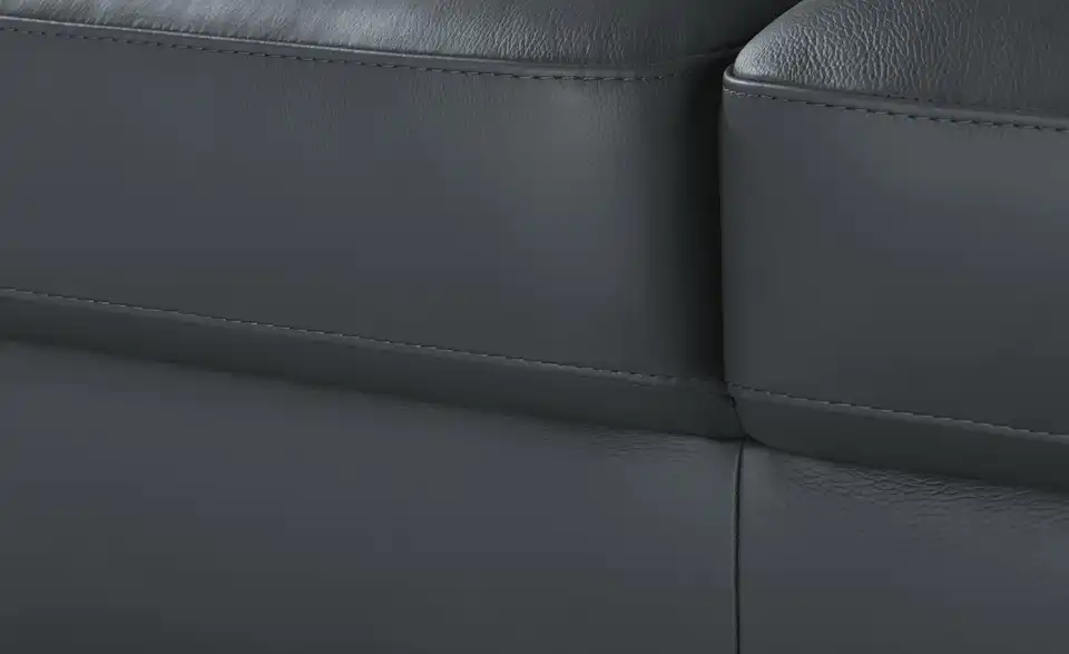 Recamiere aus Leder Bena BHT 213|86|97 cm, Leder