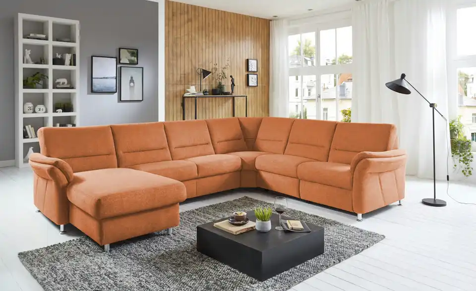 meinSofa Wohnlandschaft Donald BHT 335|89|262 cm, Mikrofaser