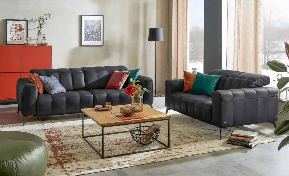 Natuzzi Editions Ledersofa mit Kopfteilverstellung Portento BHT 162|78|109 cm, Leder