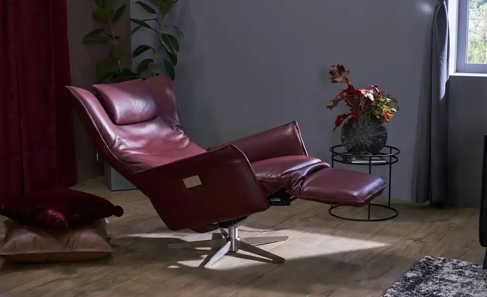 KOINOR Relaxsessel Swan B 90 cm, Leder