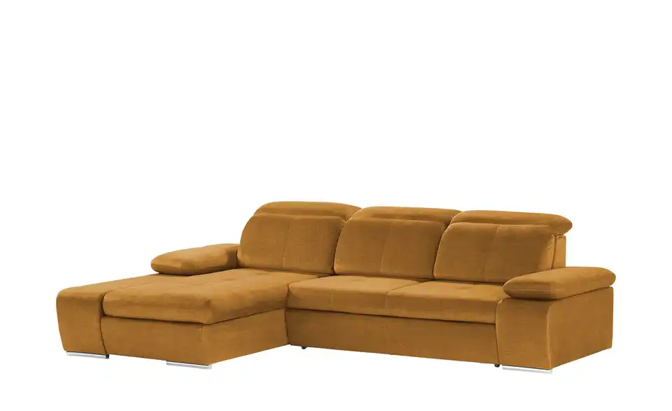 switch Ecksofa aus Mikrofaser Avilla BHT 285|86|187 cm, Mikrofaser in Velours-Optik