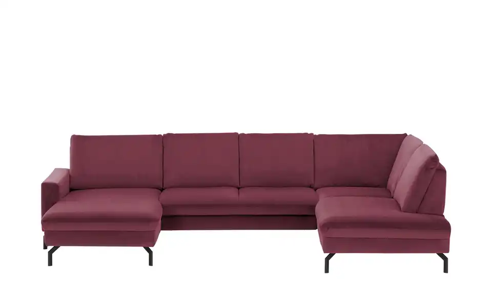 meinSofa Wohnlandschaft Grace BHT 332|89|220 cm, Velours