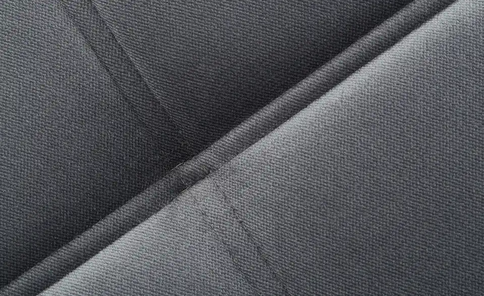 uno Ecksofa aus Mikrofaser Carrara BHT 266|85|189 cm, Mikrofaser in Velours-Optik