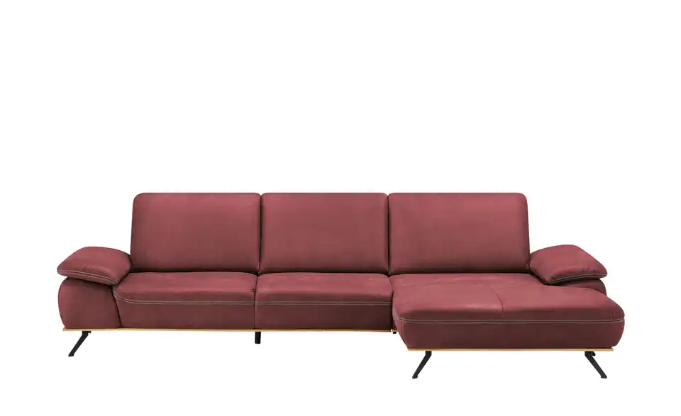meinSofa Ecksofa Fiona BHT 322|89|187 cm, Leder
