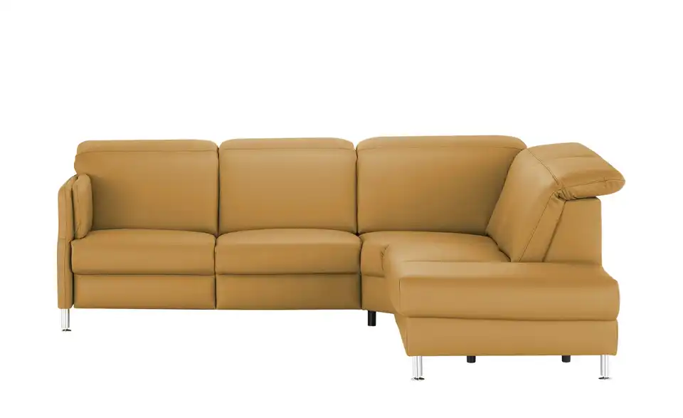meinSofa Leder-Ecksofa Leon BHT 259|83|236 cm, Leder