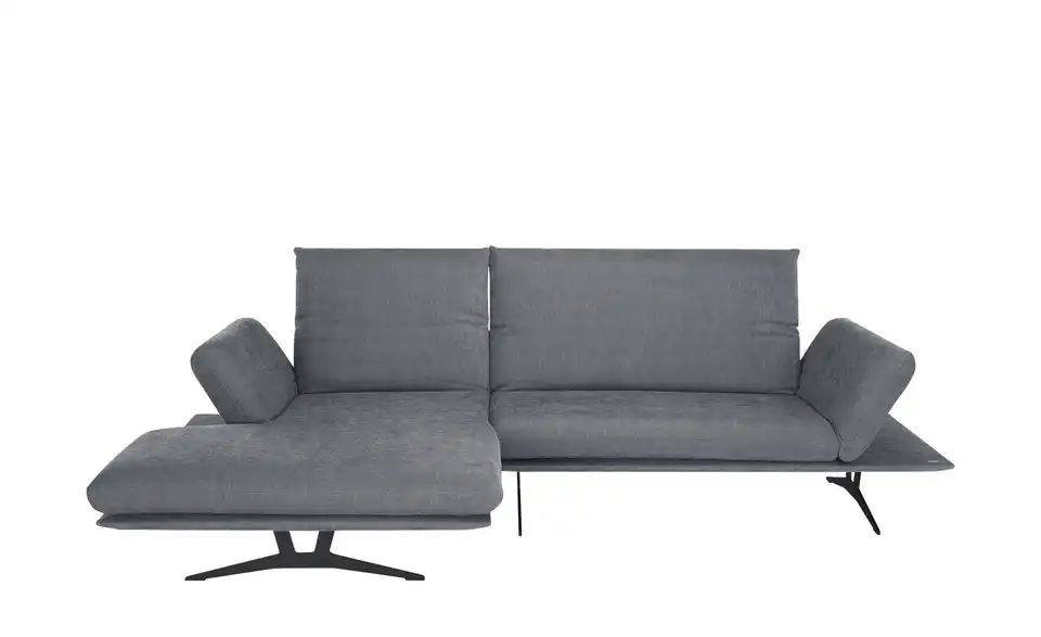 KOINOR Ecksofa aus Flachgewebe Francis BHT 284|93|159 cm, Flachgewebe