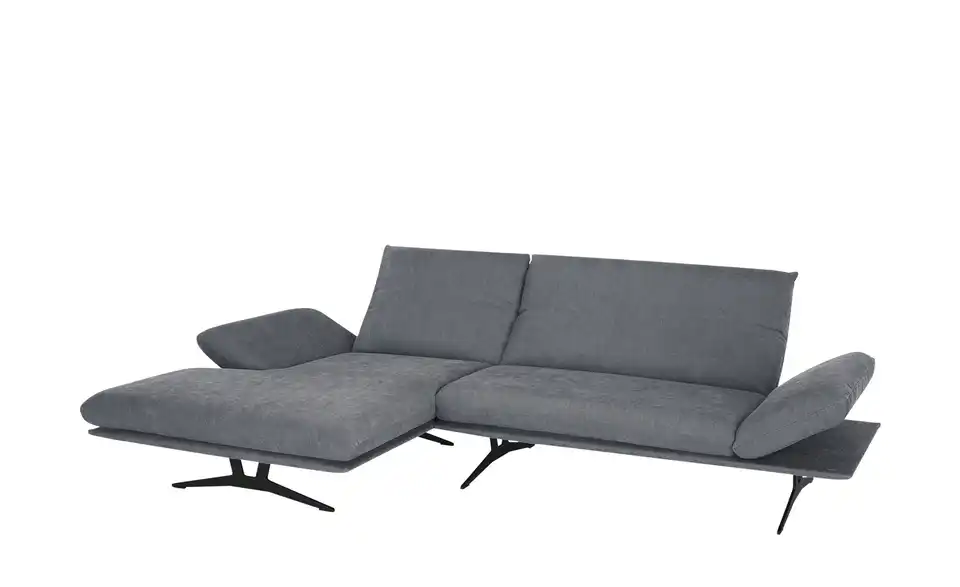 KOINOR Ecksofa aus Flachgewebe Francis BHT 284|93|159 cm, Flachgewebe