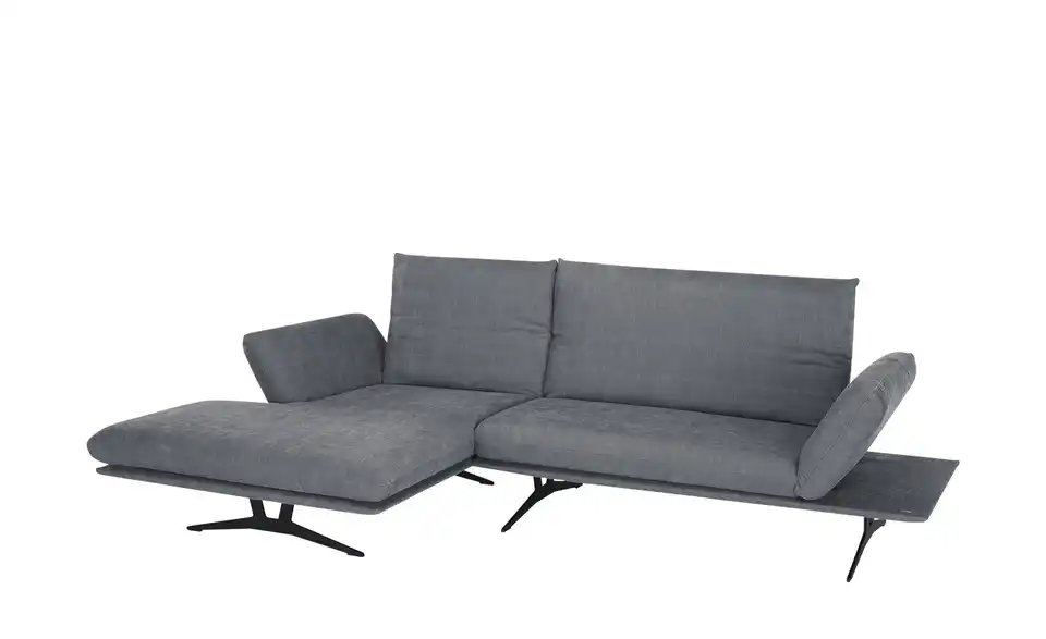 KOINOR Ecksofa aus Flachgewebe Francis BHT 284|93|159 cm, Flachgewebe