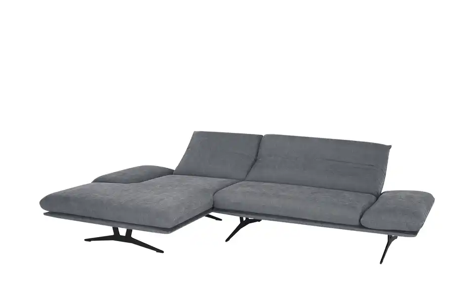 KOINOR Ecksofa aus Flachgewebe Francis BHT 284|93|159 cm, Flachgewebe