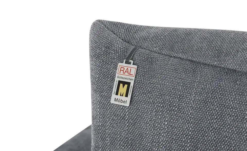 KOINOR Ecksofa aus Flachgewebe Francis BHT 284|93|159 cm, Flachgewebe