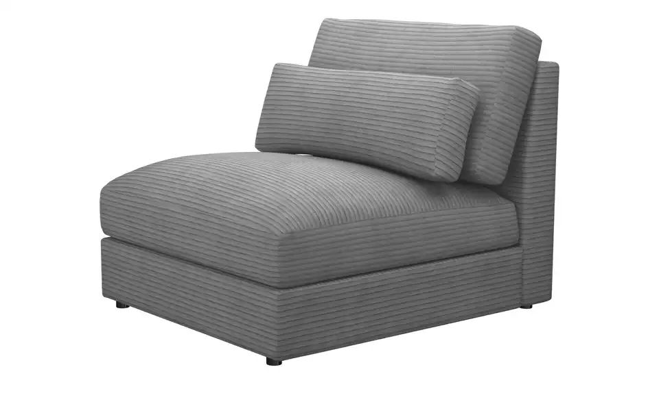 Element Einsitzer ohne Armlehne Branna BHT 90|88|120 cm, Cordstoff