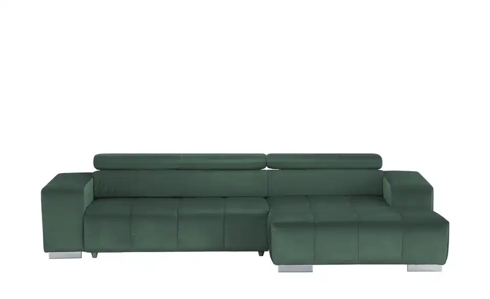uno Ecksofa mit Kopfteilverstellung Origo BHT 307|73|186 cm, Mikrofaser