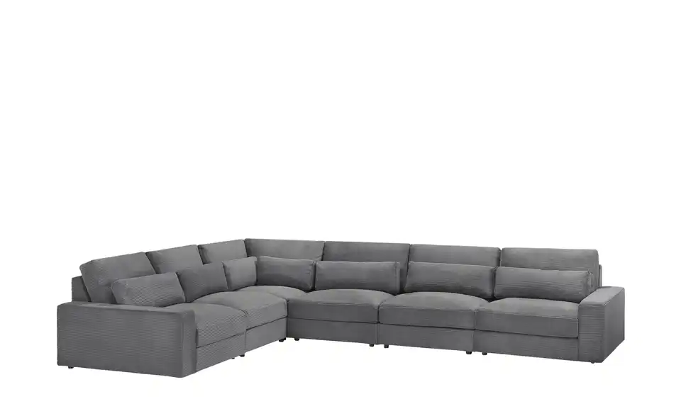 Ecksofa Branna BHT 412|88|322 cm, Cordstoff Ecksofa Branna BHT 412|88|322 cm, Cordstoff
