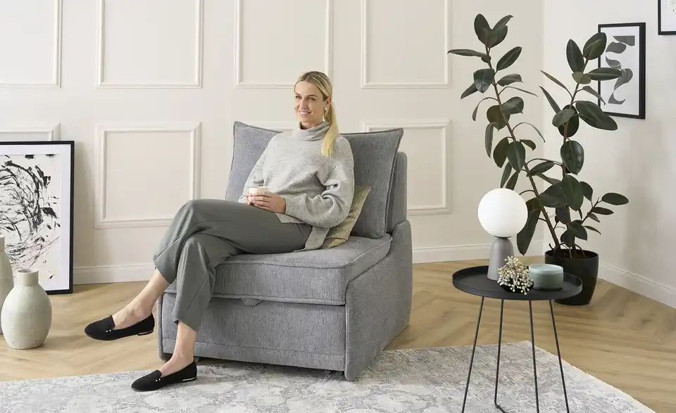 bobb Schlafsessel Polly de Luxe BHT 90|95|104 cm, Flachgewebe bobb Schlafsessel Polly de Luxe BHT 90|95|104 cm, Flachgewebe