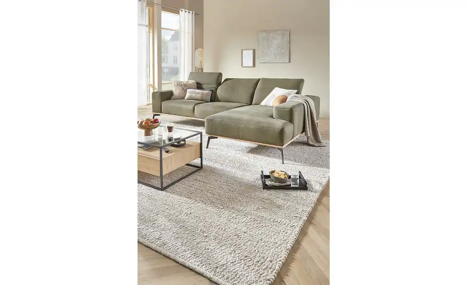 Ravensberger Werkstätten Ecksofa Oakland BHT 295|98|187 cm, Leder