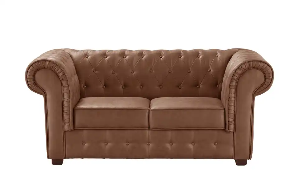 Sofa Chester BHT 175|77|94 cm, Mikrofaser in Leder-Optik