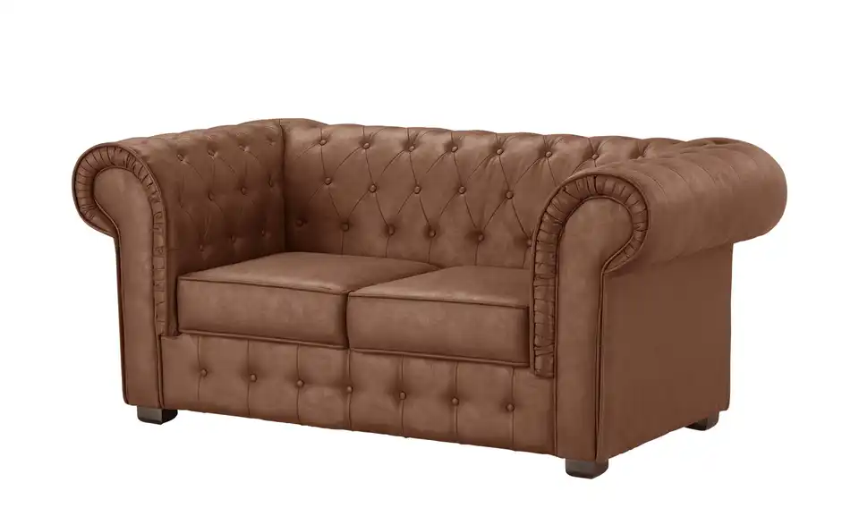 Sofa Chester BHT 175|77|94 cm, Mikrofaser in Leder-Optik