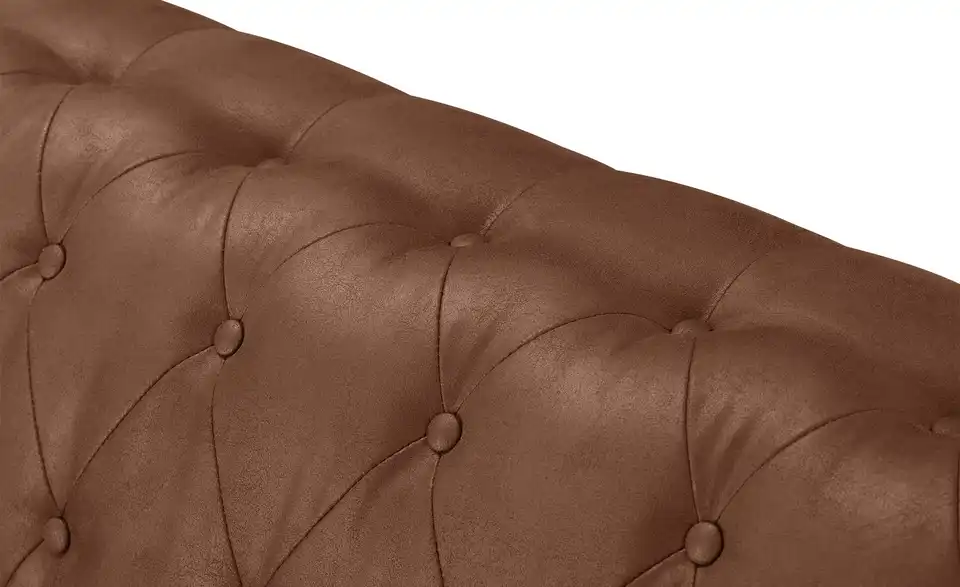 Sofa Chester BHT 175|77|94 cm, Mikrofaser in Leder-Optik