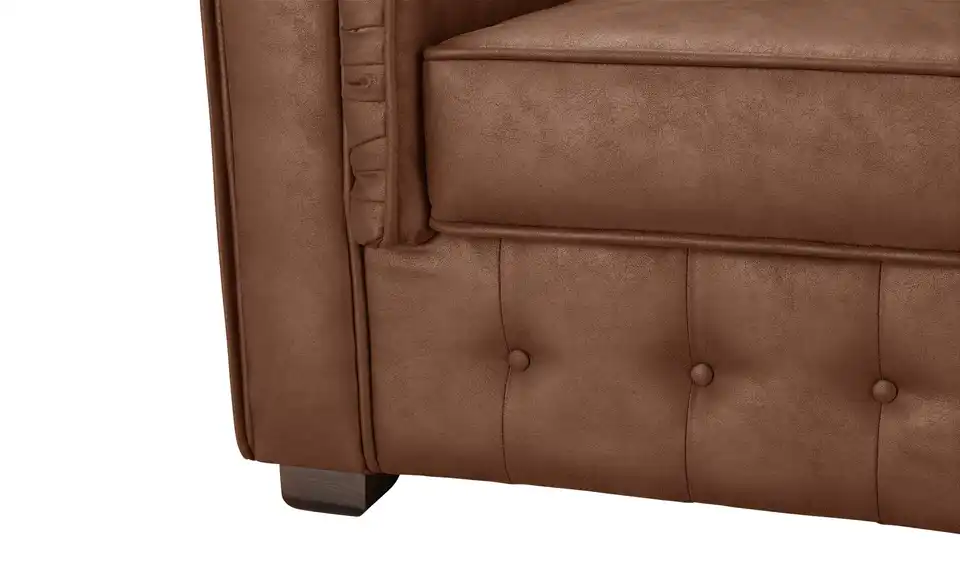 Sofa Chester BHT 175|77|94 cm, Mikrofaser in Leder-Optik