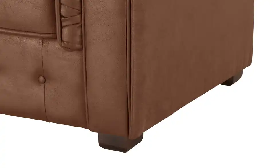 Sofa Chester BHT 175|77|94 cm, Mikrofaser in Leder-Optik