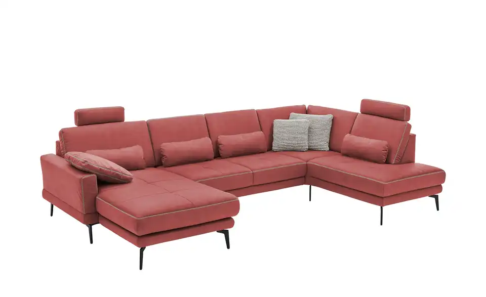 meinSofa Wohnlandschaft aus Mikrofaser Mike BHT 327|86|180 cm, Mikrofaser