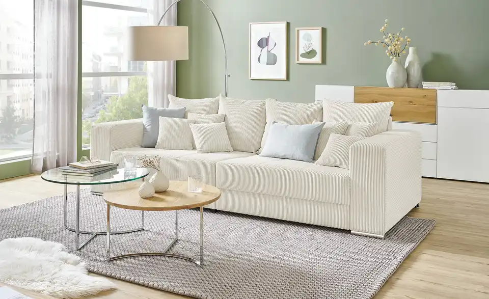 uno Bigsofa aus Cordstoff Ricardo BHT 262|85|111 cm, Cordstoff
