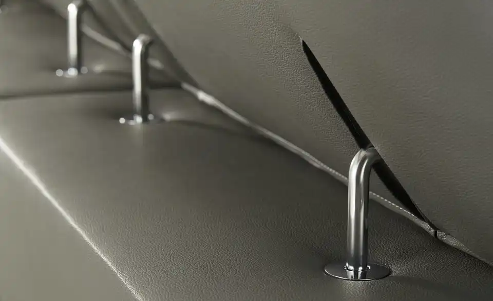 uno Leder-Ecksofa Danae klein BHT 282|78|166 cm, Leder