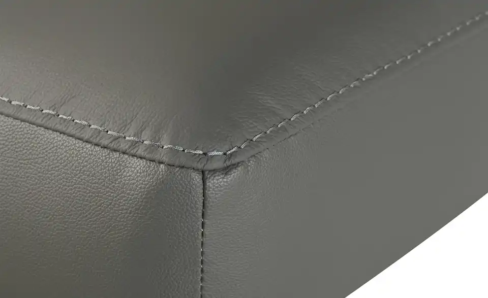 uno Leder-Ecksofa Danae klein BHT 282|78|166 cm, Leder