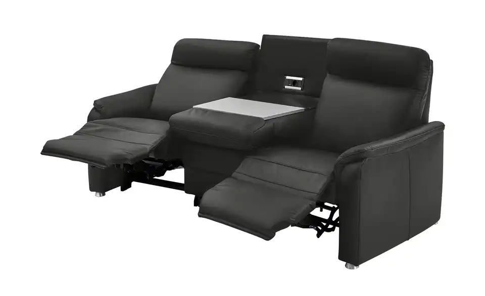 meinSofa Trapezsofa Luc BHT 218|107|103 cm, Leder