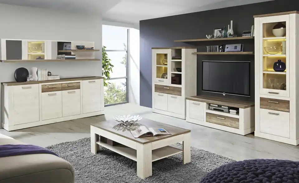 TV-Lowboard Viareggio BHT 140|52|52 cm