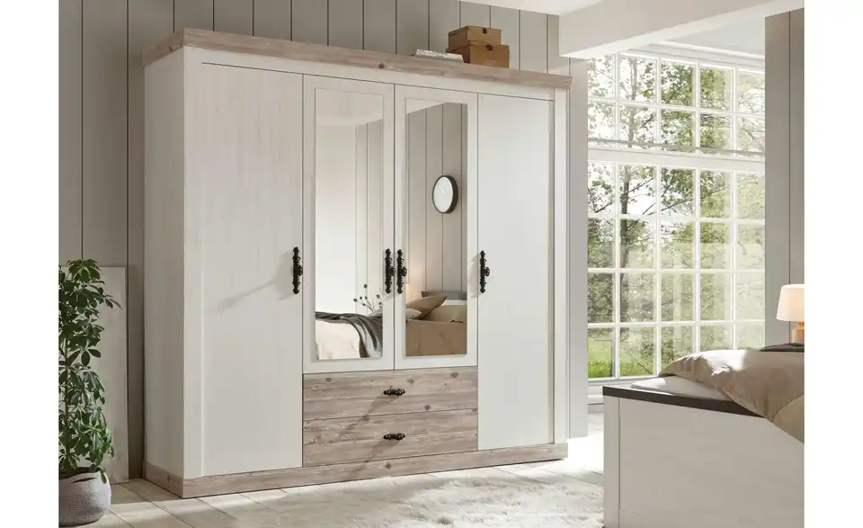 Kleiderschrank Roble BHL 217|201|60 cm