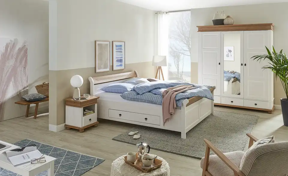 Nachtkommode Massivholz Fehmarn BHT 52|59|43 cm