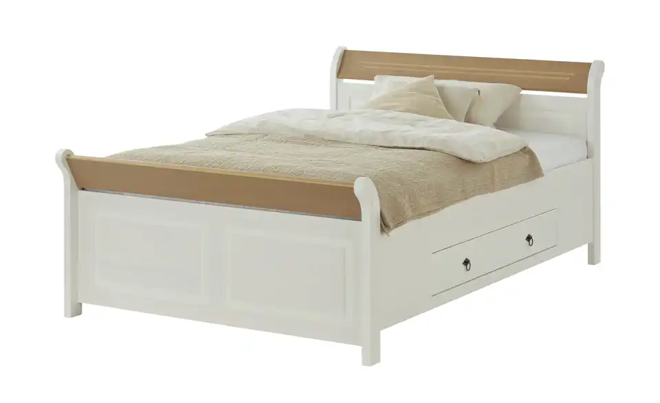 Bettgestell Massivholz Fehmarn BHL 145|90|226 cm