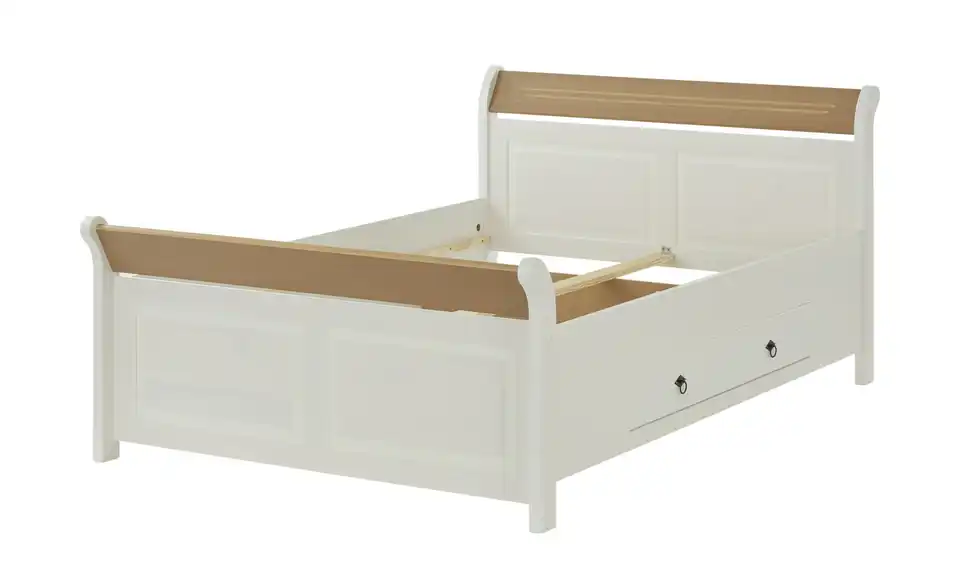 Bettgestell Massivholz Fehmarn BHL 145|90|226 cm