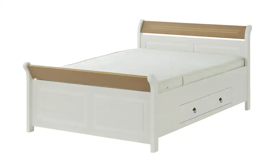 Bettgestell Massivholz Fehmarn BHL 145|90|226 cm