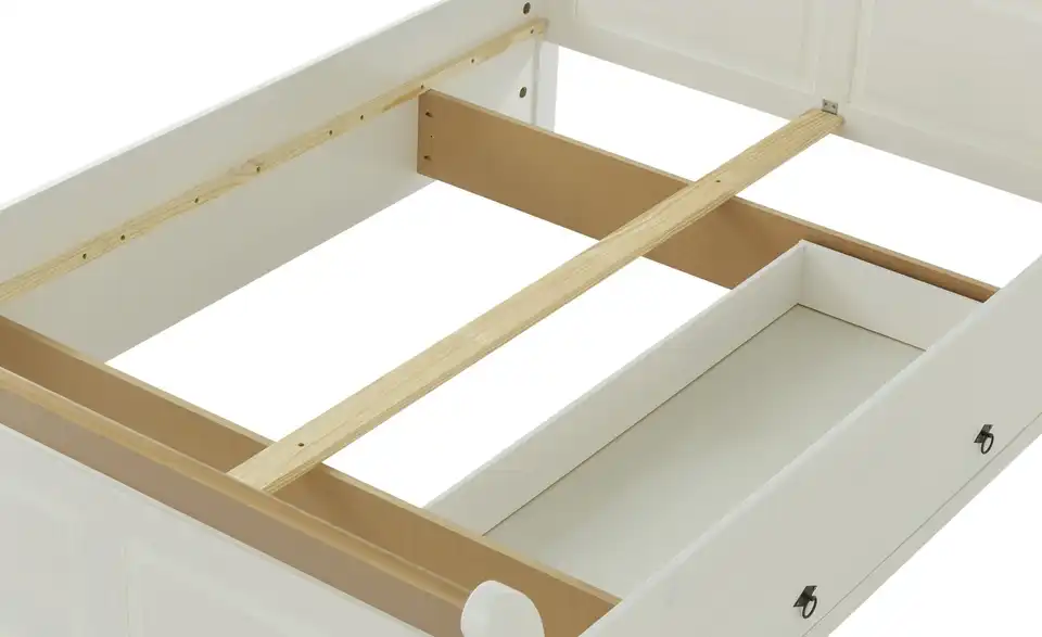 Bettgestell Massivholz Fehmarn BHL 145|90|226 cm