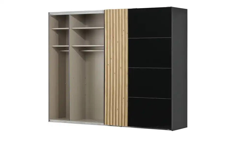 uno Schwebetürenschrank zweitürig Tina BHT 281|223|69 cm