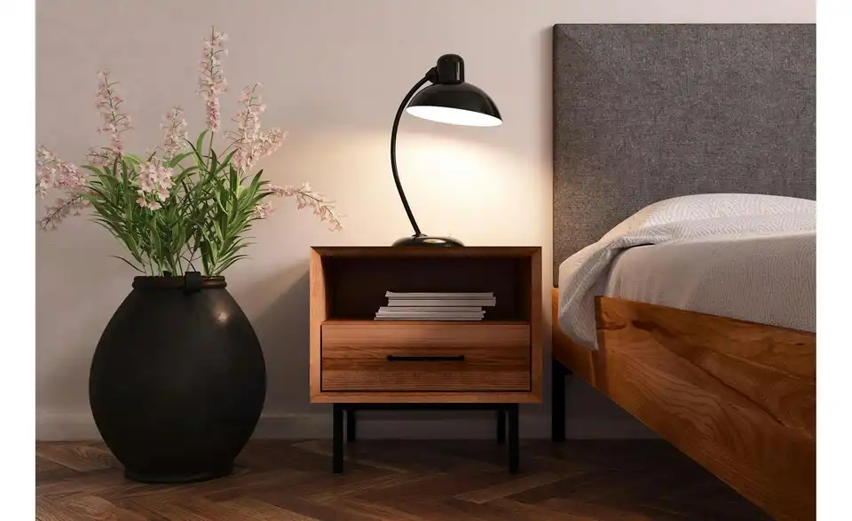 Nachttisch 1 Schub u0026 1 Fach BHL 51|50|40 cm