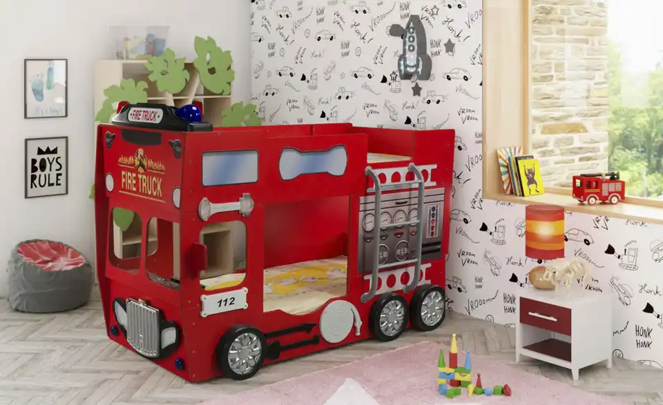 Autobett Feuerwehr BHT 116|146|207 cm