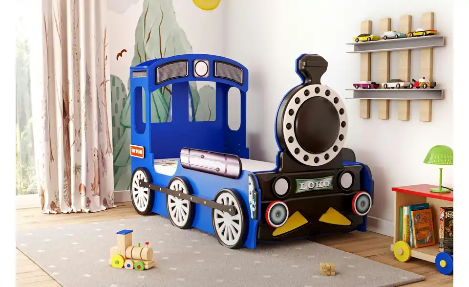 Autobett Lokomotive BHL 120|137,5|205 cm