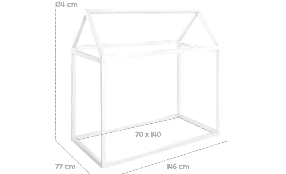 Roba Hausbett Montessori BHL 77|134|146 cm