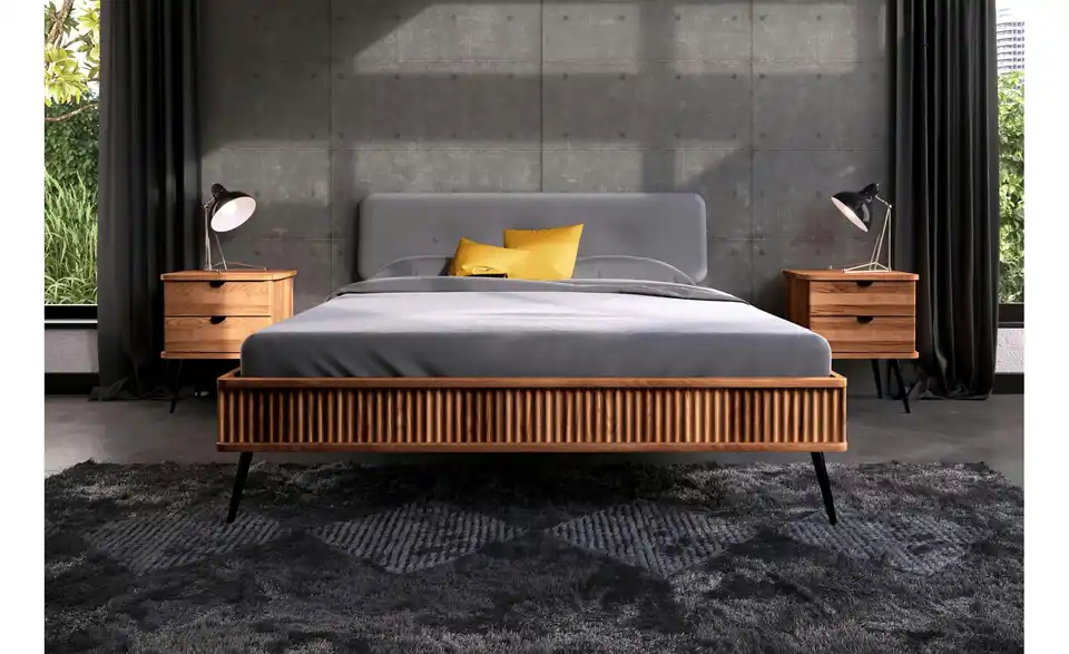 Massivholzbett Nico BHL 94|92|195 cm