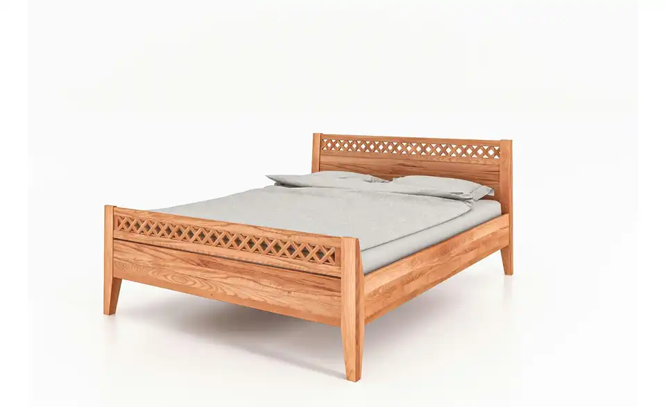 Massivholzbett Erik BHL 85|92|195 cm