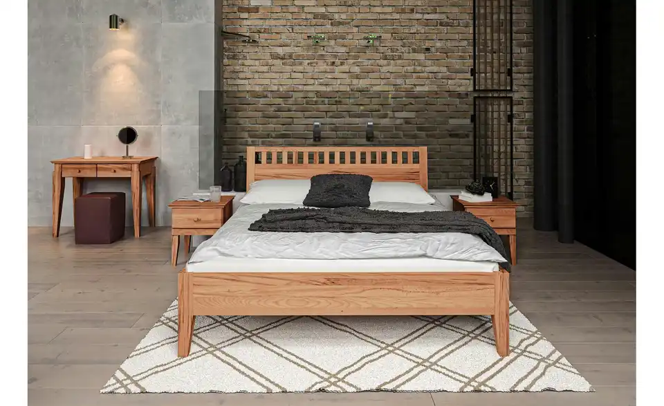 Massivholzbett Erik BHL 95|92|205 cm